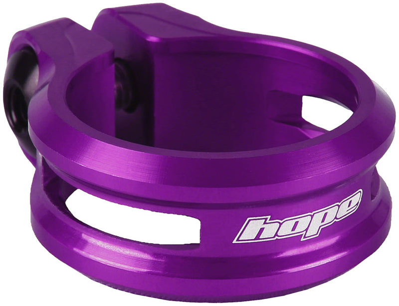 Load image into Gallery viewer, Hope Seatpost Clamp - 34.9mm Bolt-On Purple
