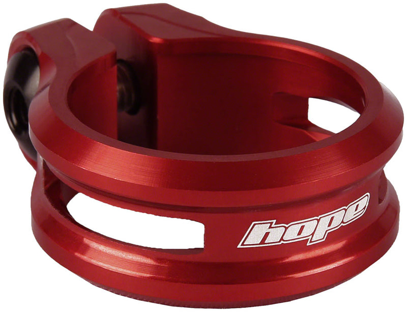 Load image into Gallery viewer, Hope Seatpost Clamp - 34.9mm Bolt-On Red
