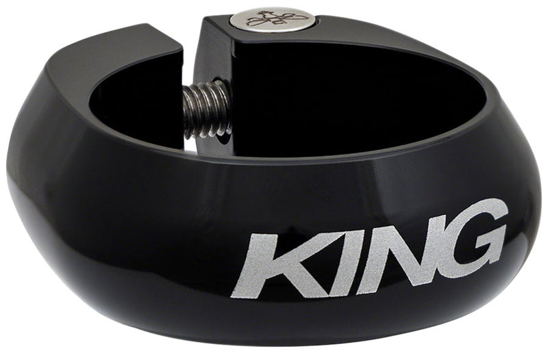 Load image into Gallery viewer, Chris King Seatpost Clamp - 30.0mm Bolt-On Black
