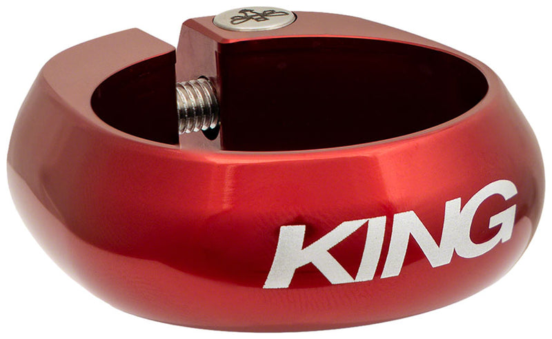 Load image into Gallery viewer, Chris King Seatpost Clamp - 34.9mm Bolt-On Red
