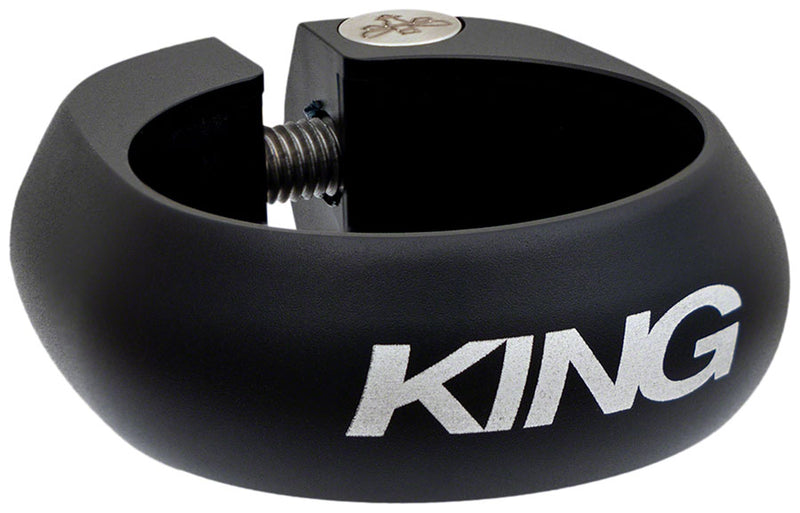 Load image into Gallery viewer, Chris King Seatpost Clamp - 34.9mm Bolt-On Matte Black
