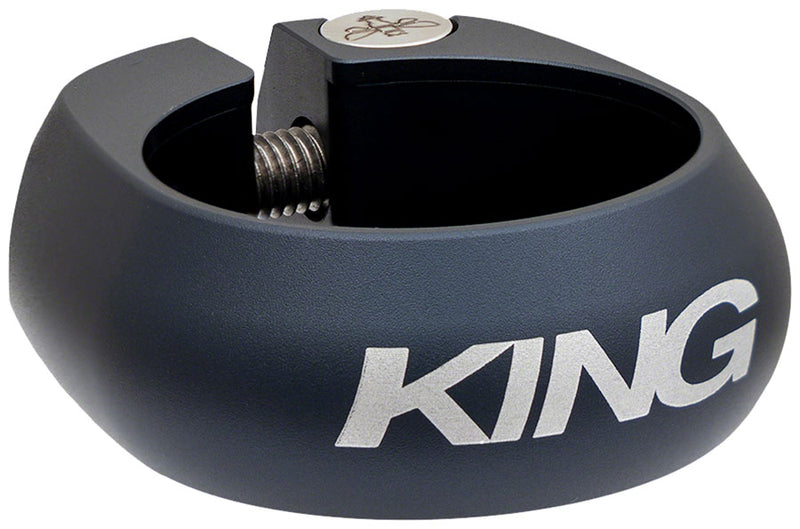 Load image into Gallery viewer, Chris King Seatpost Clamp - 34.9mm Bolt-On Midnight
