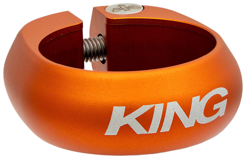 Load image into Gallery viewer, Chris King Seatpost Clamp - 34.9mm Bolt-On Matte Mango
