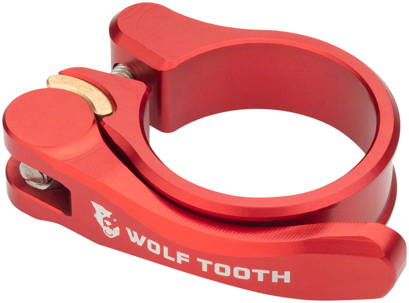 Load image into Gallery viewer, Wolf Tooth Components Quick Release Seatpost Clamp - 28.6mm QR Red
