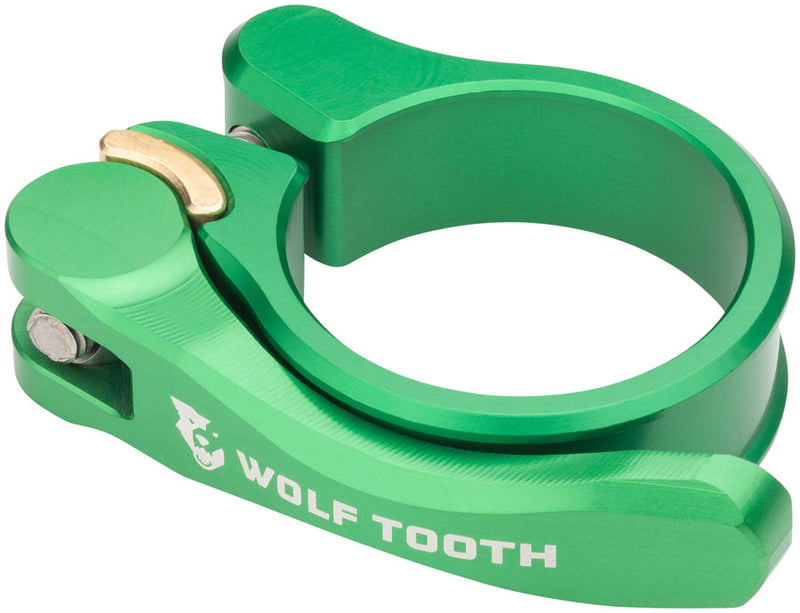 Load image into Gallery viewer, Wolf Tooth Components Quick Release Seatpost Clamp - 31.8mm QR Green
