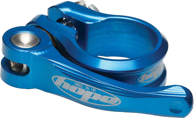 Load image into Gallery viewer, Hope Seatpost Clamp - 34.9mm QR Blue
