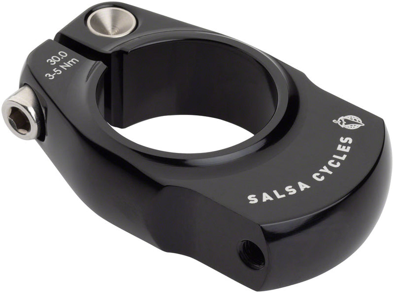 Load image into Gallery viewer, Salsa Rack-Lock Seatpost Clamp - 30.0mm Bolt-On Black
