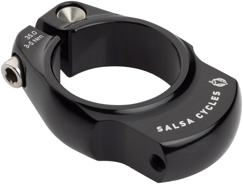Load image into Gallery viewer, Salsa Rack-Lock Seatpost Clamp - 35.0mm Bolt-On Black
