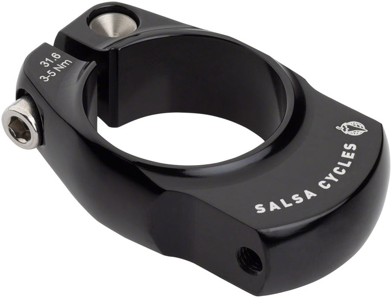 Load image into Gallery viewer, Salsa Post-Lock Rack Mount - 31.6mm Black
