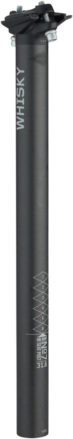 Load image into Gallery viewer, WHISKY No.7 Carbon Seatpost - 31.6 x 400mm 0mm Offset Matte Carbon
