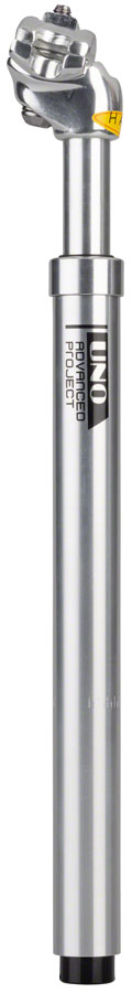 Load image into Gallery viewer, Kalloy Uno Comfort Sus Seatpost 27.2 x 350mm Silver
