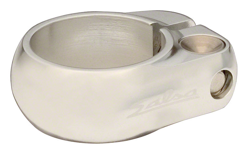 Load image into Gallery viewer, Salsa Lip-Lock Seatpost Clamp - 36.4mm Bolt-On Silver

