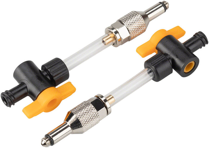 Load image into Gallery viewer, Jagwire Elite DOT Bleed Kit Universal Adapters with 1/4-Turn Valves Pair
