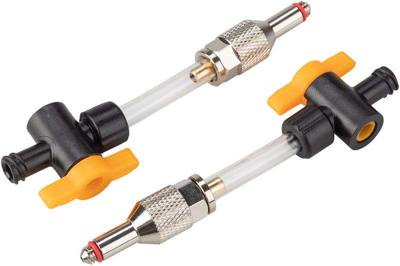 Load image into Gallery viewer, Jagwire Elite Mineral Oil Bleed Kit Universal Adapters 1/4-Turn Valves Pair
