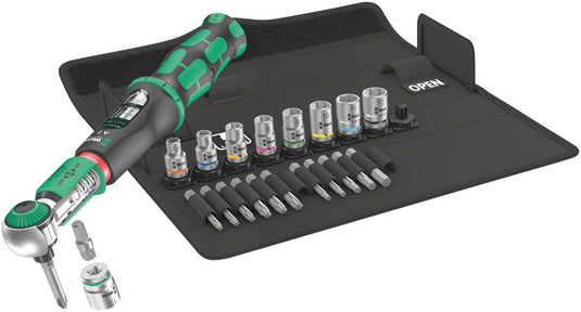 Wera Safe-Torque A 2 Torque Wrench Set 1 - 1/4" Hexagonal 2-12 Nm 23 Pieces