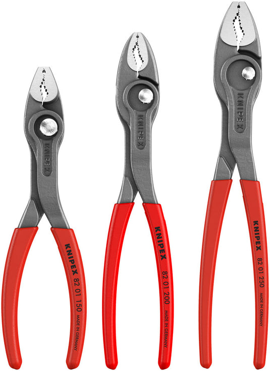 Knipex 3 Pc TwinGrip Pliers Set Plastic Dipped 6