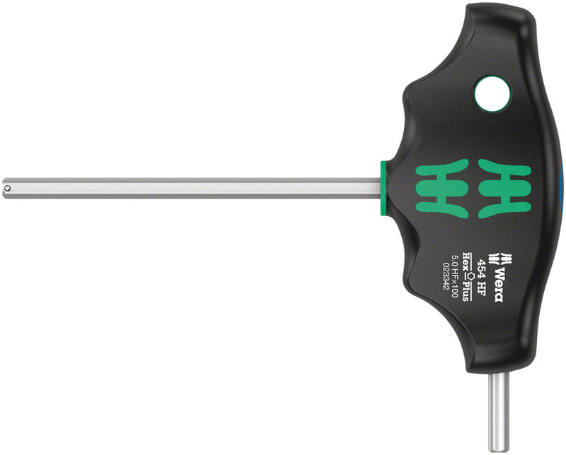 Load image into Gallery viewer, Wera 454 HF T-handle hexagon screwdriver Hex-Plus holding function 5 x 100 mm
