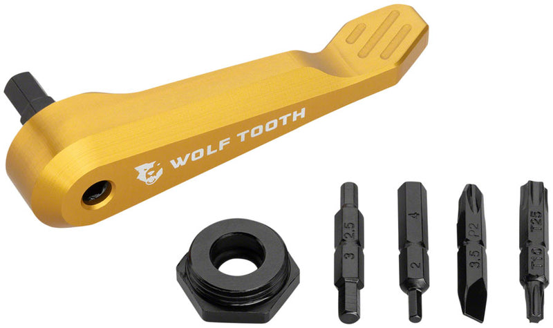 Load image into Gallery viewer, Wolf Tooth Axe Handle Multi-Tool - Gold
