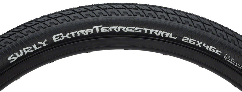 Load image into Gallery viewer, Surly ExtraTerrestrial Tire - 26 x 46c Tubeless Folding Black 60tpi
