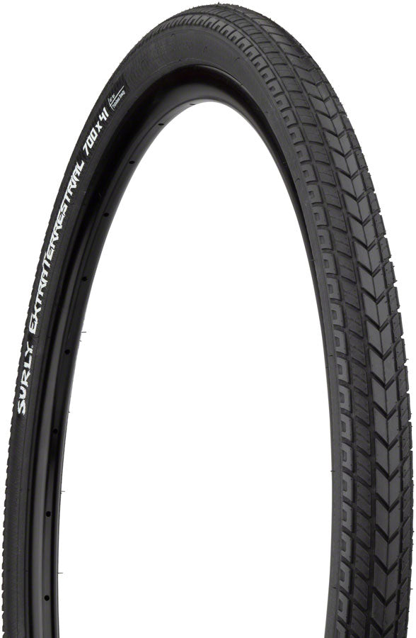 Load image into Gallery viewer, Surly ExtraTerrestrial Tire - 700 x 41 Tubeless Folding Black 60tpi
