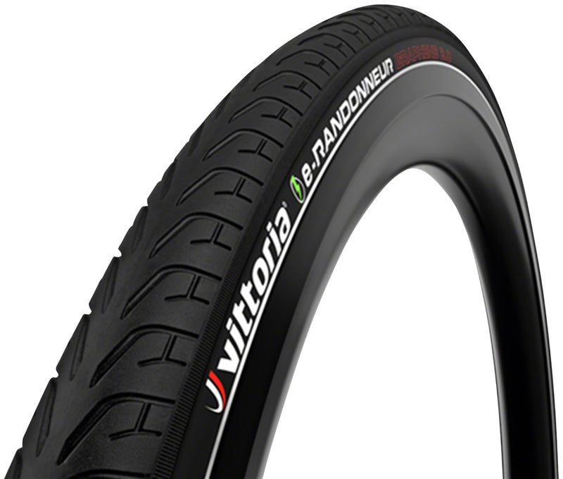 Load image into Gallery viewer, Vittoria e-Randonneur Tire - 700 x 40 Clincher Wire Black/Reflective G2.0
