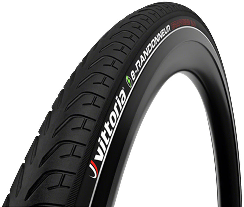 Load image into Gallery viewer, Vittoria e-Randonneur Tire - 700 x 48 Clincher Wire Black/Reflective G2.0
