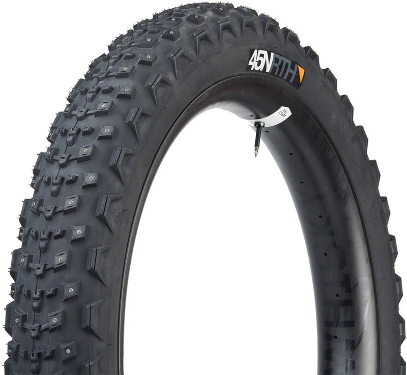 Load image into Gallery viewer, 45NRTH Dillinger 4 Tire - 27.5 x 4.0 Tubeless Folding BLK 60 TPI 168 Carbide Steel Studs

