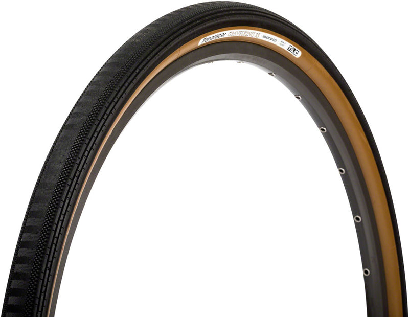 Load image into Gallery viewer, Panaracer GravelKing SS Tire - 700 x 43 Tubeless Folding Black/Brown
