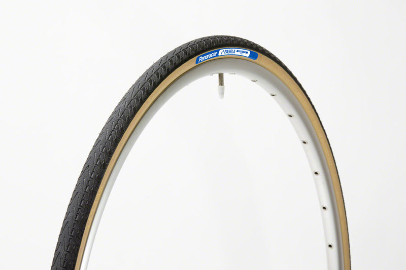 Load image into Gallery viewer, Panaracer Pasela ProTite Tire - 700 x 25 Clincher Folding Black/Amber
