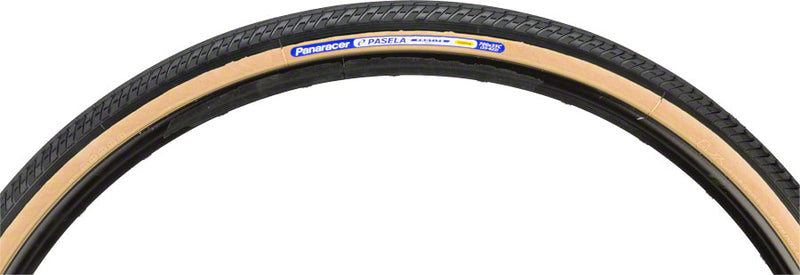Load image into Gallery viewer, Panaracer Pasela ProTite Tire - 26 x 1.25 Clincher Wire Black/Tan 60tpi
