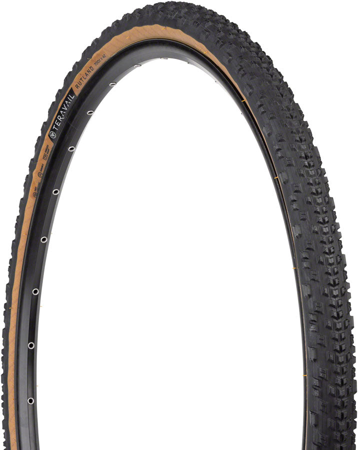 Load image into Gallery viewer, Teravail Rutland Tire - 700 x 42 Tubeless Folding Tan Durable
