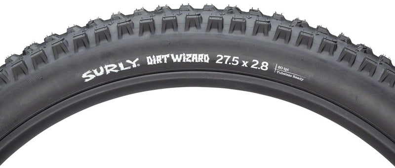 Load image into Gallery viewer, Surly Dirt Wizard Tire - 27.5 x 2.8 Tubless Folding Black 60tpi
