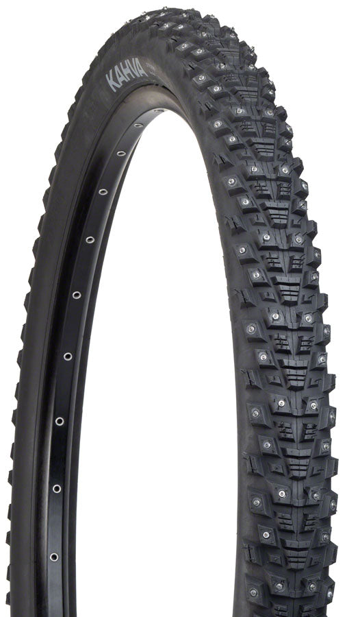 Load image into Gallery viewer, 45NRTH Kahva Tire - 29 x 2.25 Clincher Wire BLK 33 TPI 252 Carbide Steel Studs
