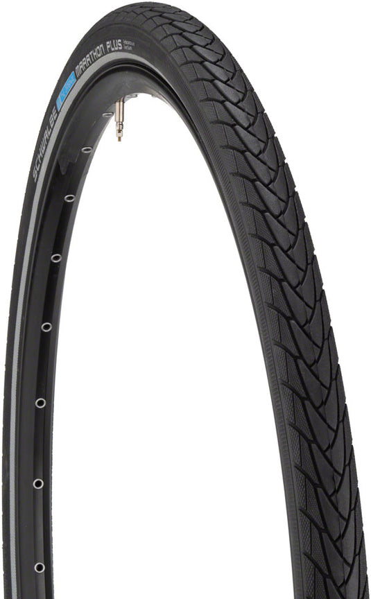 Schwalbe Marathon Plus Tire - 26 x 1.75 Clincher Wire BLK/Reflective Performance Line