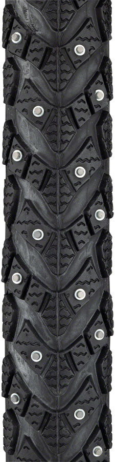 Load image into Gallery viewer, Schwalbe Marathon Winter Plus Tire - 700 x 35 Clincher Wire BLK/Reflective Performance Line 240 Steel Studs
