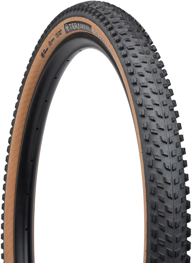 Load image into Gallery viewer, Teravail Drawpoint Tire - 29 x 2.4 Tubeless Folding Tan Light Trail Grip Compound
