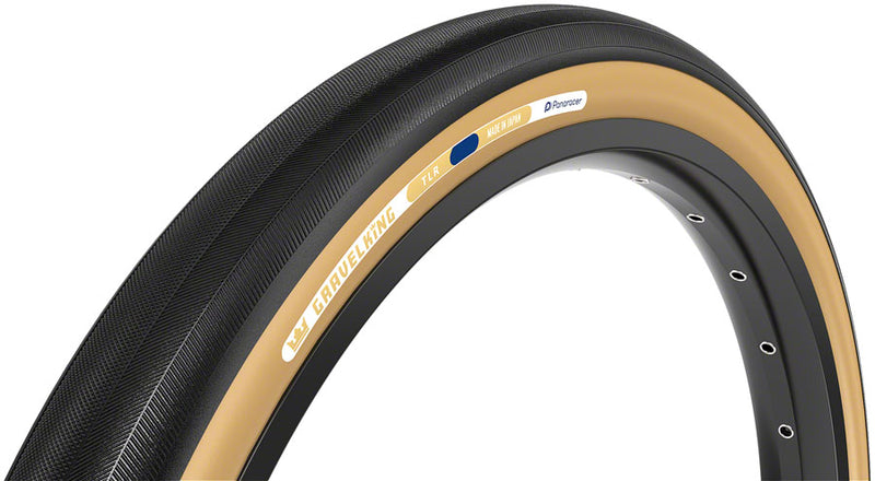 Load image into Gallery viewer, Panaracer GravelKing Slick Tire - 650b x 48 / 27.5 x 1.90 Tubeless Folding BLK/Brown
