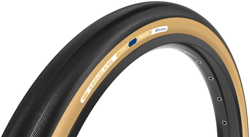 Load image into Gallery viewer, Panaracer GravelKing Slick Tire - 700 x 40 Tubeless Folding Black/Brown
