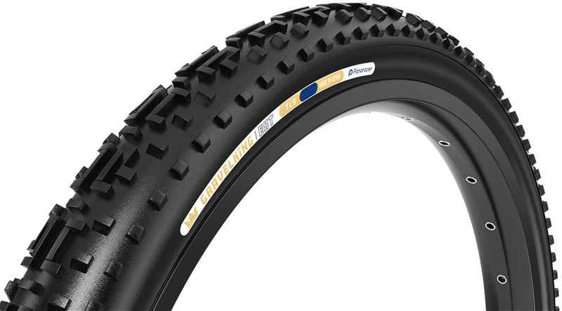 Load image into Gallery viewer, Panaracer GravelKing EXT Tire - 700 x 45 Tubeless Folding Black
