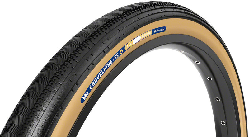 Load image into Gallery viewer, Panaracer GravelKing SS Plus Tire - 700 x 28 Clincher Folding Black/Brown
