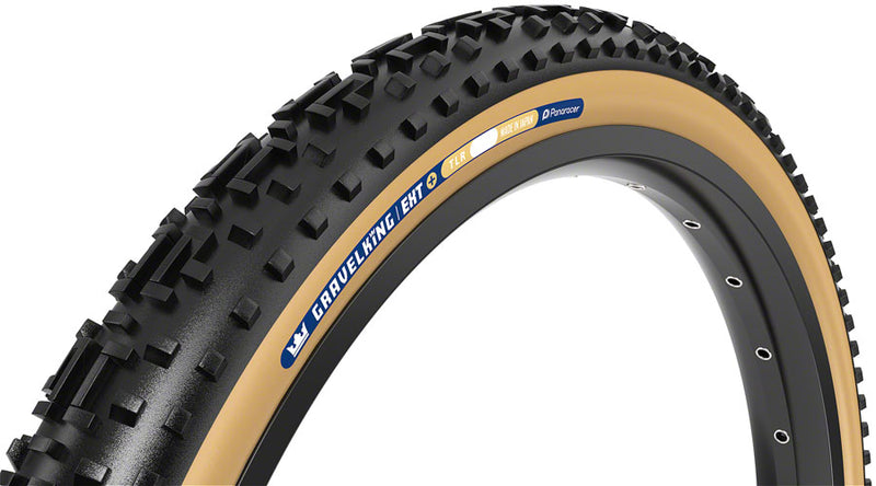 Load image into Gallery viewer, Panaracer GravelKing EXT Plus Tire - 700 x 38 Tubeless Folding Black/Brown
