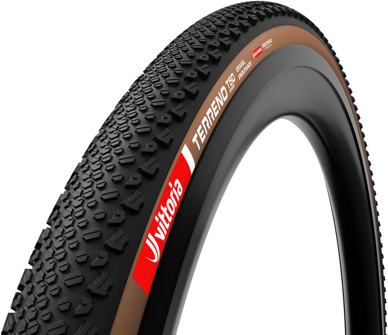 Load image into Gallery viewer, Vittoria Terreno T50 Mixed Tire - 700 x 40 Tubeless Folding Brown Gravel Endurance Graphene G2.0
