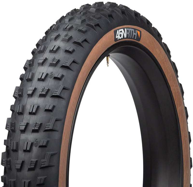 Load image into Gallery viewer, 45NRTH Vanhelga Tire - 26 x 4.2 Tubeless Folding Tan 60 TPI
