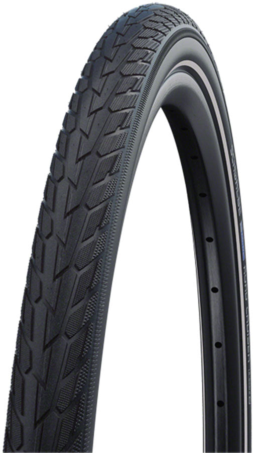 Load image into Gallery viewer, Schwalbe Road Cruiser Tire - 700 x 45 Clincher Wire Black K-Guard Green
