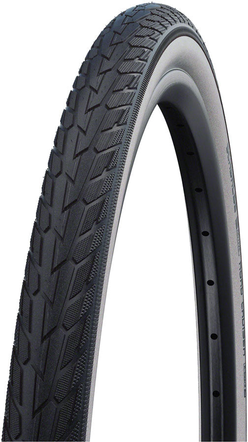 Load image into Gallery viewer, Schwalbe Road Cruiser Tire - 26 x 1.75 Clincher Wire White/BLK K-Guard Green
