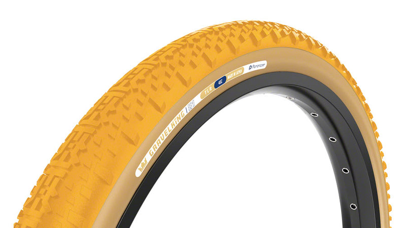 Load image into Gallery viewer, Panaracer GravelKing X1 Tire - 700 x 40 Tubeless Folding Honey Butter/Brown

