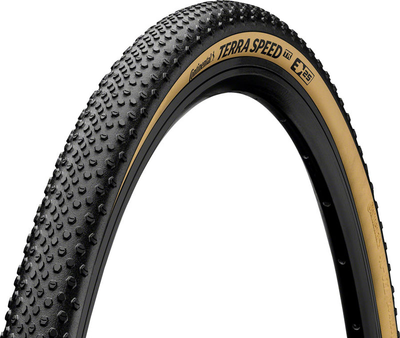 Load image into Gallery viewer, Continental Terra Speed Tire - 650b x 35 Tubeless Folding BLK/Cream BLKChili ProTection E25
