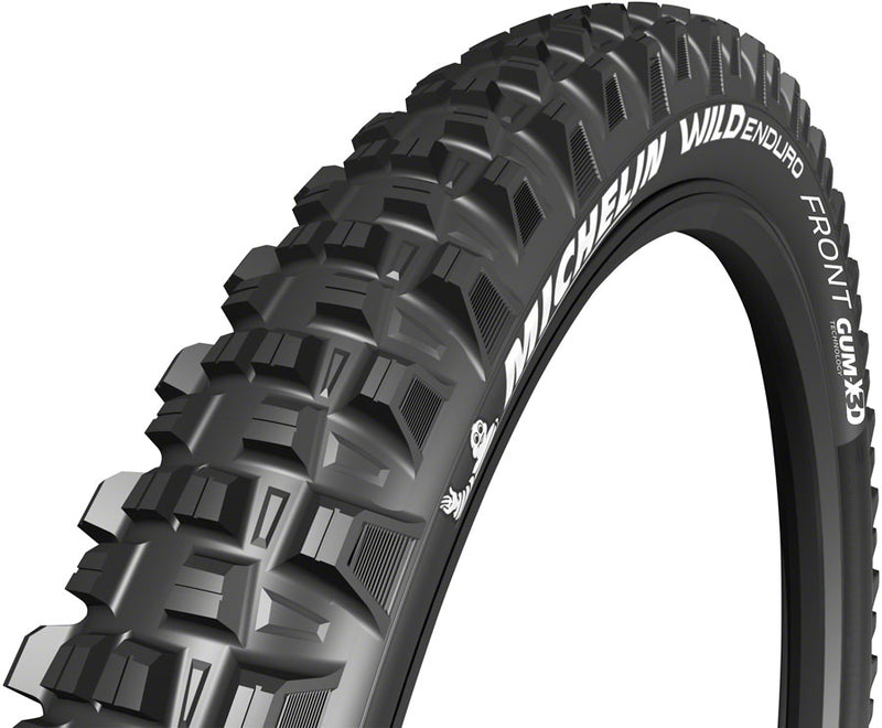 Load image into Gallery viewer, Michelin E-Wild Tire - 27.5 x 2.6 Tubeless Folding Gum-X Black Front Ebike
