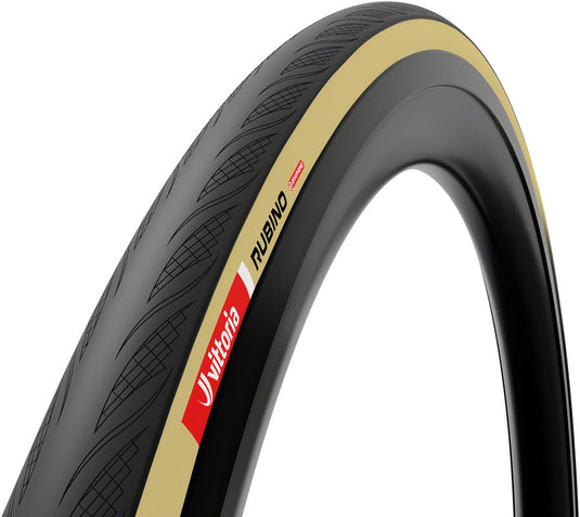 Vittoria Rubino V Tire - 700 x 28 Clincher Folding BLK/Tan 1C Graphene + Silica G2.0