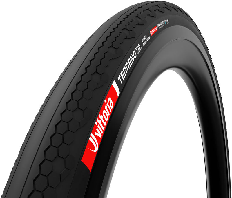 Load image into Gallery viewer, Vittoria Terreno T10 Hardpack Tire - 700 x 40 Tubeless Folding BLK Gravel Endurance Graphene G2.0

